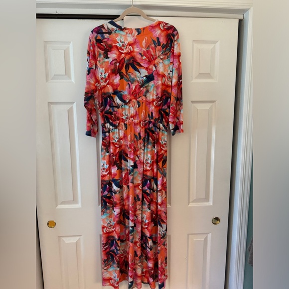 Soft surroundings faux wrap dress - Picture 4 of 4